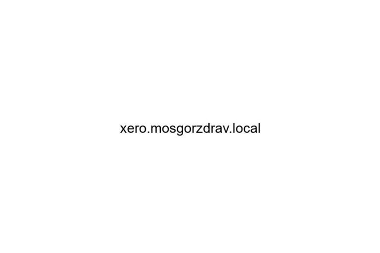 xero mosgorzdrav local