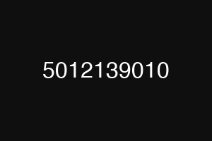 5012139010