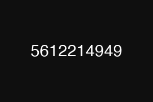 5612214949