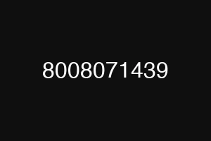 8008071439